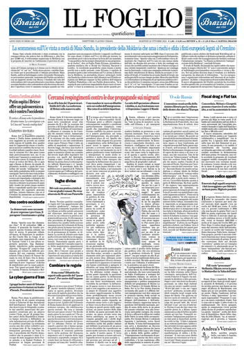 Prima-pagina-il foglio-messina-edizione-di-oggi-22-10-2024